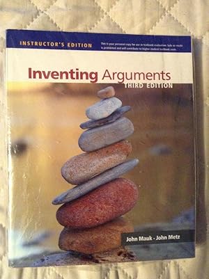 Seller image for Inventing Arguments-Instructor's 3rd Edition for sale by Text4less