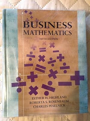 Imagen del vendedor de Business Mathematics - 5th Edition a la venta por Text4less