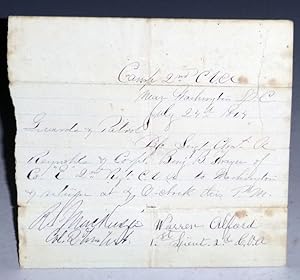Connecticut. 2nd Regiment. 1864. (Civil War Pass)
