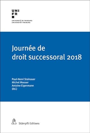 Bild des Verkufers fr Journe de droit successoral 2018 zum Verkauf von primatexxt Buchversand