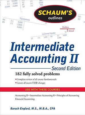 Imagen del vendedor de Schaum's Outline of Intermediate Accounting II (Paperback or Softback) a la venta por BargainBookStores