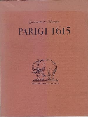 Image du vendeur pour Parigi 1615, lettera di G.B.Marino sulla stranezza - Giambattista Marino mis en vente par libreria biblos