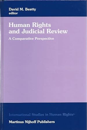 Imagen del vendedor de Human Rights and Judicial Review: A Comparative Perspective a la venta por San Francisco Book Company