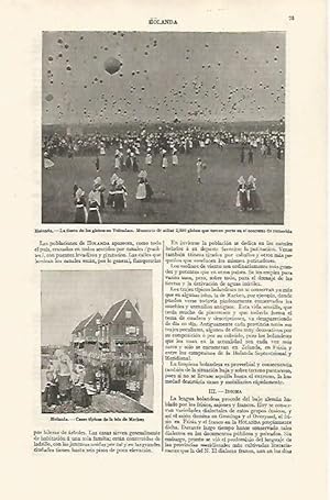 Seller image for LAMINA ESPASA 30202: Fiesta de globos en Volendam Holanda for sale by EL BOLETIN