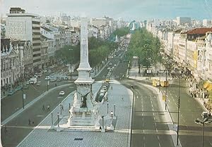 Bild des Verkufers fr POSTAL B7889: PORTUGAL: LISBOA. AVENIDA LIBERDADE zum Verkauf von EL BOLETIN