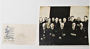 Group of Magicians original 1939 Black and White photograph (taken in Sydney?) showing Allan J Sh...