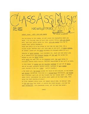 ClassAss Music Newsletter