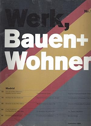 Immagine del venditore per Werk, Bauen + Wohnen Nr. 9 - September 1984 venduto da ART...on paper - 20th Century Art Books