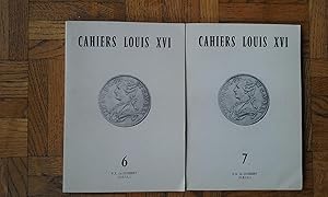 Imagen del vendedor de Cahiers Louis XVI 6 - Cahiers Louis XVI 7 - La Correspondance politique secrte. 2 vol. a la venta por Librairie de la Garenne
