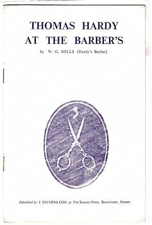 Bild des Verkufers fr Thomas Hardy at the Barber's zum Verkauf von *bibliosophy*