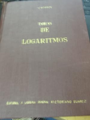 Tablas de logaritmos. Con siete cifras decimales, de los números naturales comprendidos entre 1 y...