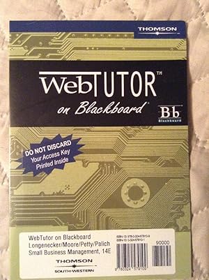 Image du vendeur pour WebTutor on Blackboard - Access Key for Small Business Management - 14th Edition mis en vente par Text4less