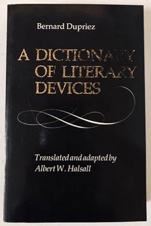 Imagen del vendedor de Dictionary of literary devices. a la venta por Lost and Found Books