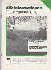 Bild des Verkufers fr AID-Informationen fr die Agrarberatung. zum Verkauf von Buchversand Joachim Neumann