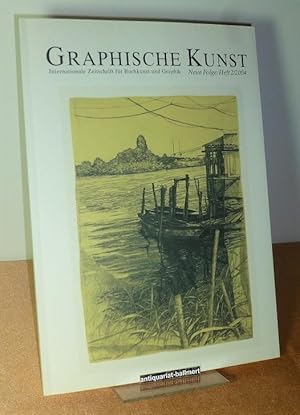 Bild des Verkufers fr Graphische Kunst. Internationale Zeitschrift fr Buchkunst und Graphik. MIT 6 ORIGINALGRAPHIKEN. Neue Folge: Heft 2/2004. Ausgabe A, Originalgraphiken nummeriert und signiert. Numeriertes Exemplar: Ausgabe A: Nr. 90 von 120 Exemplaren. Originalgraphik-Beilagen dieses Heftes. Ausgabe A: Heinrich Heuer: "Der Bau", Radierung, nummeriert 90/120. Volker Stelzmann: "Hiob", Radierung, nummeriert 90/120. Der Ausgabe B liegen bei: Susanne Isabel Bockelmann: "Arche", Holzschnitt. Jrgen Czaschka: "L` incubo del medico", Computergraphik. Andrea Lange: Doppelseite aus dem Buch "Unter den Aschen verloschener Feuer", zu Gedichten von Hans Ulrich Prautzsch. Went Strauchmann: "Maritime Szene", Farblinolschnitt (beigebunden). Alle Originalgraphik-Beilagen tragen die Blindprgung GK (Graphische Kunst) und sind von den Knstlern SIGNIERT. zum Verkauf von Antiquariat Ballmert