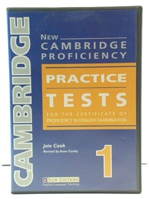 Immagine del venditore per New Cambridge Proficiency Practice Tests 1 for the Certificate of Proficiency in English Examination venduto da PsychoBabel & Skoob Books