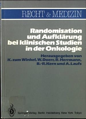 Immagine del venditore per Randomisation und Aufklrung bei klinischen Studien in der Onkologie. Recht und Medizin venduto da books4less (Versandantiquariat Petra Gros GmbH & Co. KG)