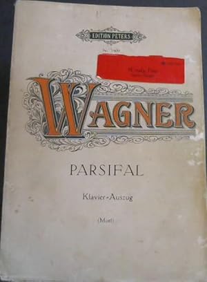 Imagen del vendedor de Parsifal - Klavier-Auszug - Edition Peters Nr 3409 a la venta por Chapter 1