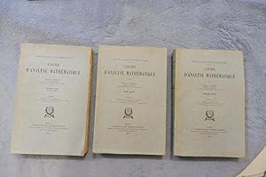 Cours de la Faculté Des Sciences de Paris - Cours D'Analyse Mathématiques (3 Volumes)