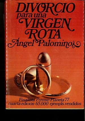 Imagen del vendedor de Divorcio para una virgen rota: Novela (Autores espaoles e hispanoamericanos) a la venta por Papel y Letras