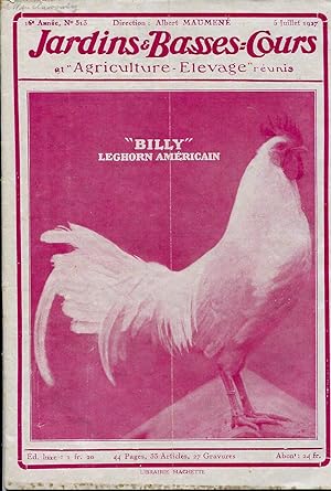 Image du vendeur pour Jardins et Basses-cours N° 313 "Billy" Leghorn américain mis en vente par Sylvain Paré