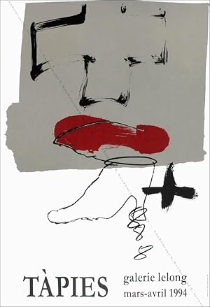 Imagen del vendedor de Antoni TPIES. (Affiche d'exposition / exhibition poster). a la venta por Librairie-Galerie Dorbes Tobeart
