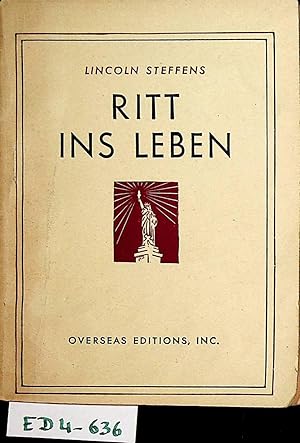 Seller image for Ritt ins Leben [Autobiography, Ausz. Deutsch]. Kindheitheits[!]- u. Jugenderinnerungen. for sale by ANTIQUARIAT.WIEN Fine Books & Prints