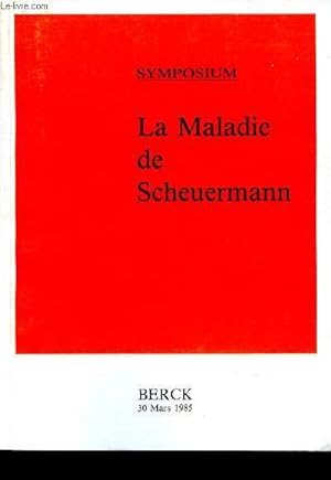 Seller image for Symposium : la maladie de Scheuermann for sale by Le-Livre