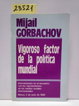 Imagen del vendedor de MIJAL GORBACHOV a la venta por Librera Circus