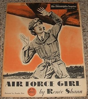 Air Force Girl Sunday Fiction supplement from The Philadelphia Inquirer for May 23rd 1943 Gold Se...
