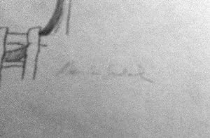 SELF-PORTRAIT as CARICATURE; [Pencil Sketch / Self-Caricature Signed]: SENDAK, Maurice