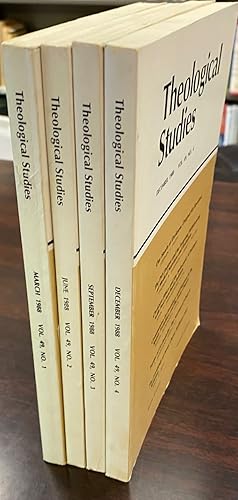 Theological Studies, Volume 49, No's 1- 4 Complete (1988)
