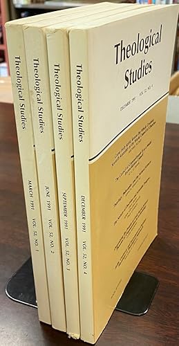 Theological Studies, Volume 52, No's 1- 4 Complete (1991)