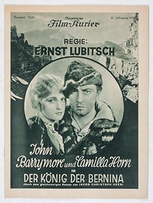 Seller image for Der Knig der Bernina (Illustrierter Film-Kurier, No. 1124) [Eternal Love] for sale by ERIC CHAIM KLINE, BOOKSELLER (ABAA ILAB)