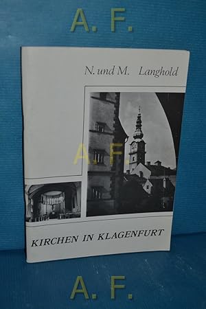 Bild des Verkufers fr Kirchen in Klagenfurt : Eine kleiner Fhrer. zum Verkauf von Antiquarische Fundgrube e.U.
