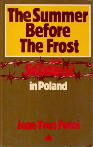 Seller image for The Summer Before the Frost: Solidarity in Poland for sale by Goulds Book Arcade, Sydney