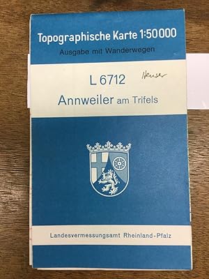 Göppingen L 7322 - Topographische Karte 1. 50 000. Ausgabe mit Wanderwegen.