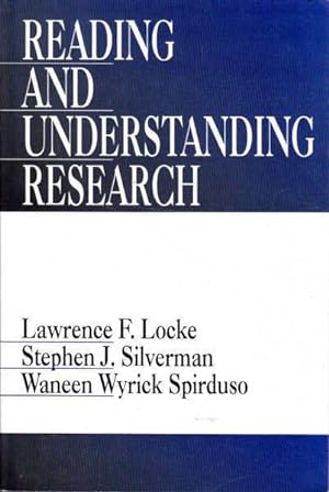 Seller image for Reading and Understanding Research for sale by Goulds Book Arcade, Sydney