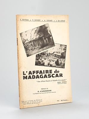 Image du vendeur pour L'Affaire de Madagascar. "Une affaire Dreyfus  l'chelle d'un peuple" mis en vente par Librairie du Cardinal