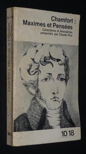Seller image for Maximes et penses, caractres et anecdotes for sale by Abraxas-libris