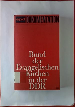 Bild des Verkufers fr Bund der Evangelischen Kirchen in der DDR. zum Verkauf von biblion2
