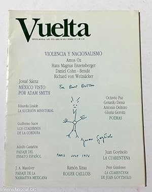 Imagen del vendedor de Revista Vuelta. Ao XVII. Abril de 1993. Nmero 197 a la venta por La Social. Galera y Libros