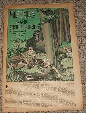 Seller image for Freckles Supplement from the Philadelphia Record for August 29th 1937 Illustrated by L.D. Warren for sale by biblioboy