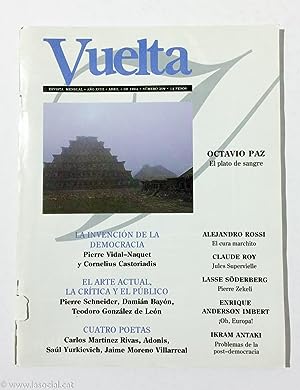 Imagen del vendedor de Revista Vuelta. Ao XVIII. Abril de 1994. Nmero 209 a la venta por La Social. Galera y Libros