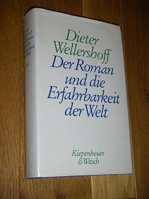 Bild des Verkufers fr Der Roman und die Erfahrbarkeit der Welt (signiert) zum Verkauf von Versandantiquariat Rainer Kocherscheidt