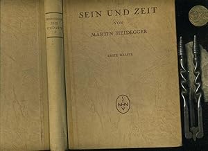 Bild des Verkufers fr Sein und Zeit. Erste Hlfte. Alles erschienene. Herausgegeben von E. Husserl, Freiburg i. B. Sonderdruck aus: "Jahrbuch fr Philosophie und phnominologische Forschung", Band VIII. Unvernderte 5. Auflage, 1941. zum Verkauf von Umbras Kuriosittenkabinett