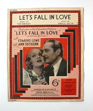 Imagen del vendedor de Let's fall in love from film "Lets fall in love" a la venta por Vortex Books