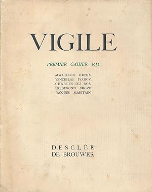 Bild des Verkufers fr Vigile. Premier cahier 1932 zum Verkauf von LIBRAIRIE GIL-ARTGIL SARL