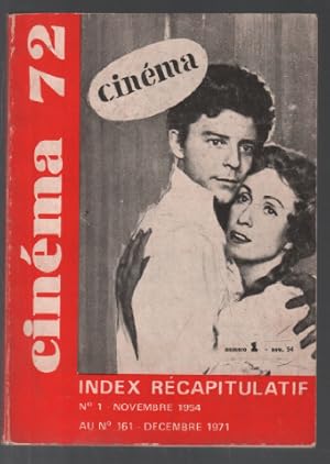 Revue cinéma 72 : index récapitulatif ( du n° 1 au n° 161 )