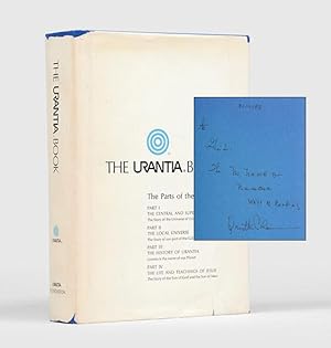Bild des Verkufers fr The Urantia Book - inscribed presentation copy to A&M Records President Gil Friesen. zum Verkauf von Peter Harrington.  ABA/ ILAB.
